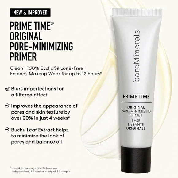 $5❤️‍🔥 bareMinerals Prime Time Original Pore-Minimizing Primer 🪞 NEW - Picture 5 of 7